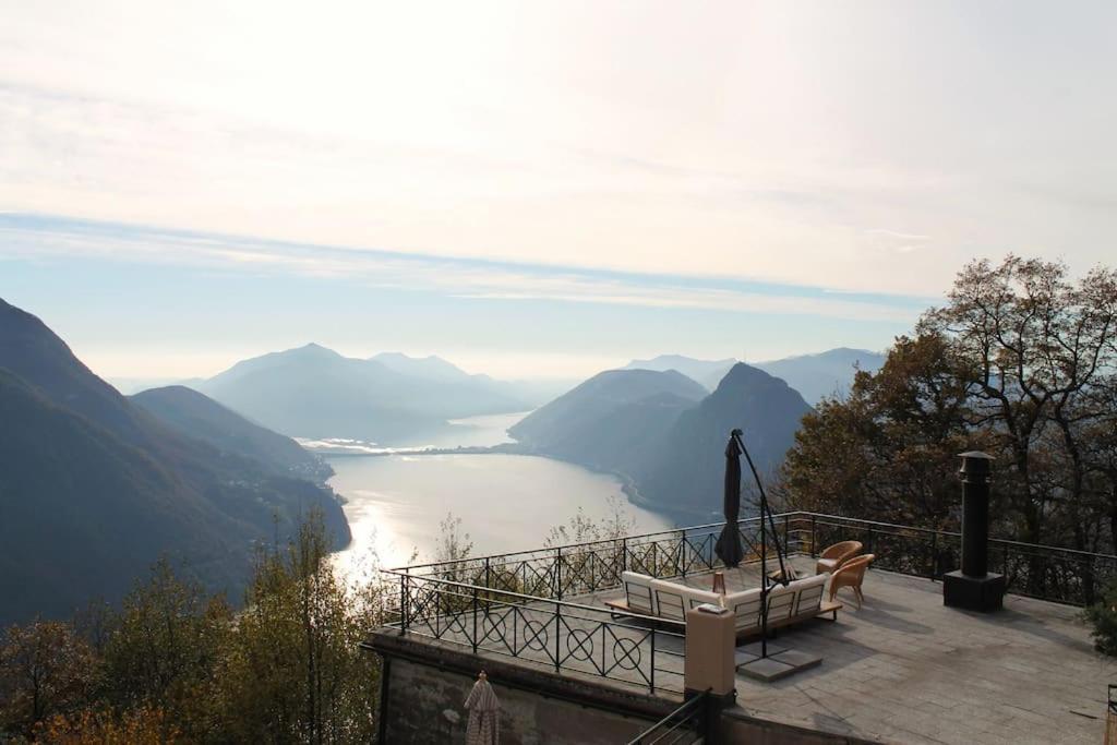 Ferienwohnung La Perla Di Bre' Lugano Exterior foto