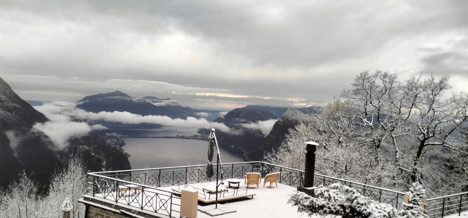Ferienwohnung La Perla Di Bre' Lugano Exterior foto